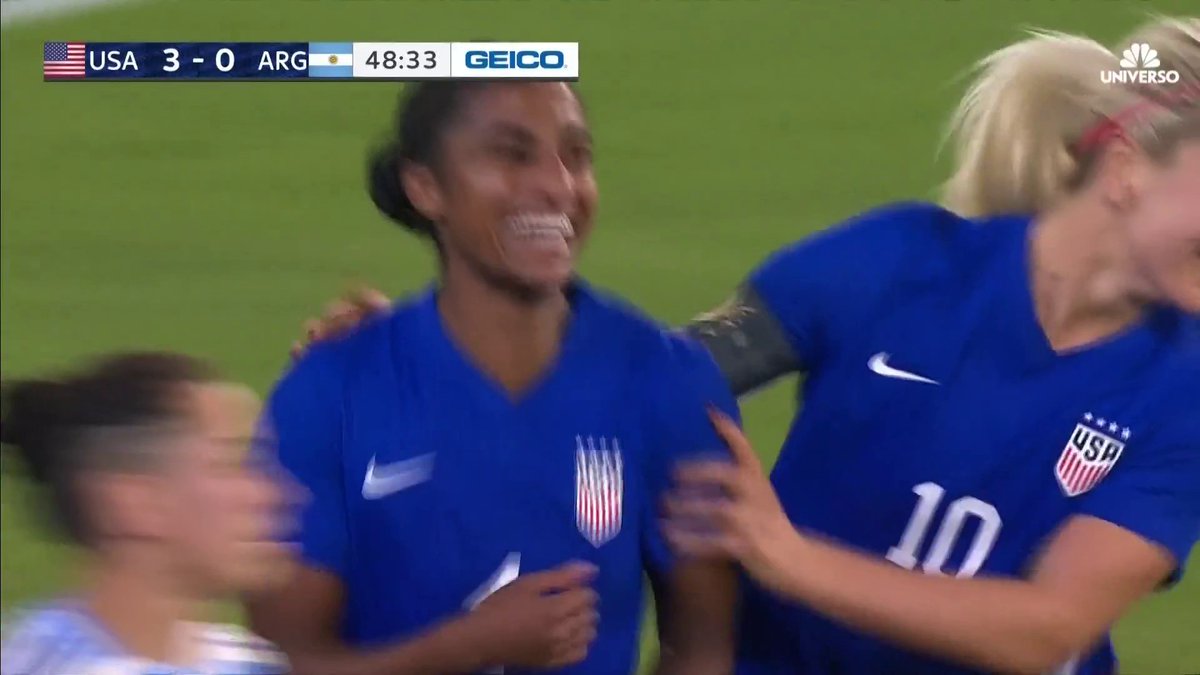 NAOMI GIRMA HAS A USWNT BRACE 🚨