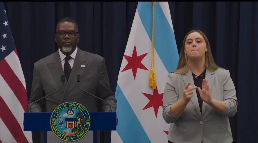 WATCH: Chicago Mayor Brandon Johnson reflects on his campaign promise that he would not hike property taxes, moments after proposing a city budget that hikes property taxes by $300 million. “Negotiating the details of my values is something I’ve always been open to.”