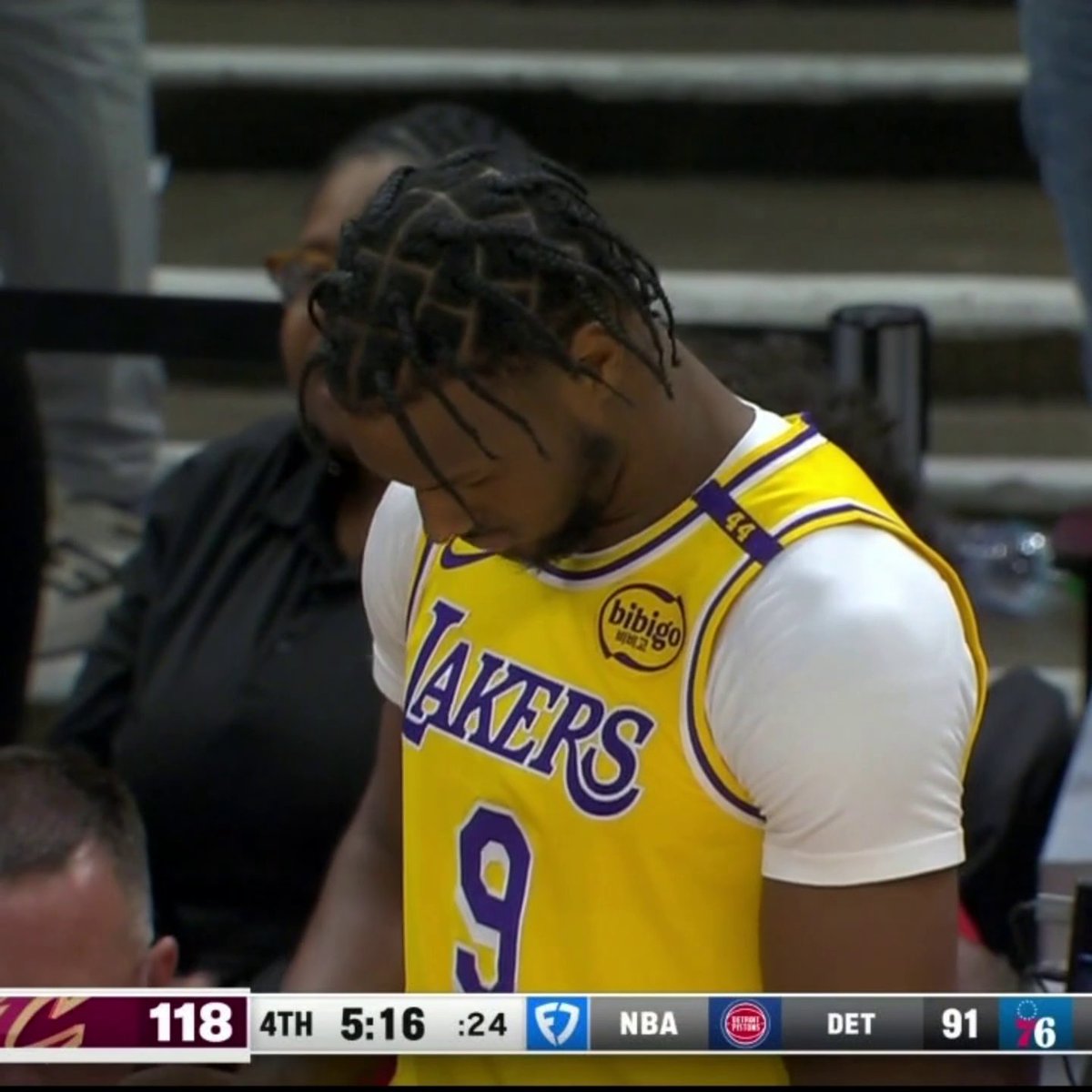 BRONNY JAMES CHECKS INTO THE GAME IN CLEVELAND 🔥