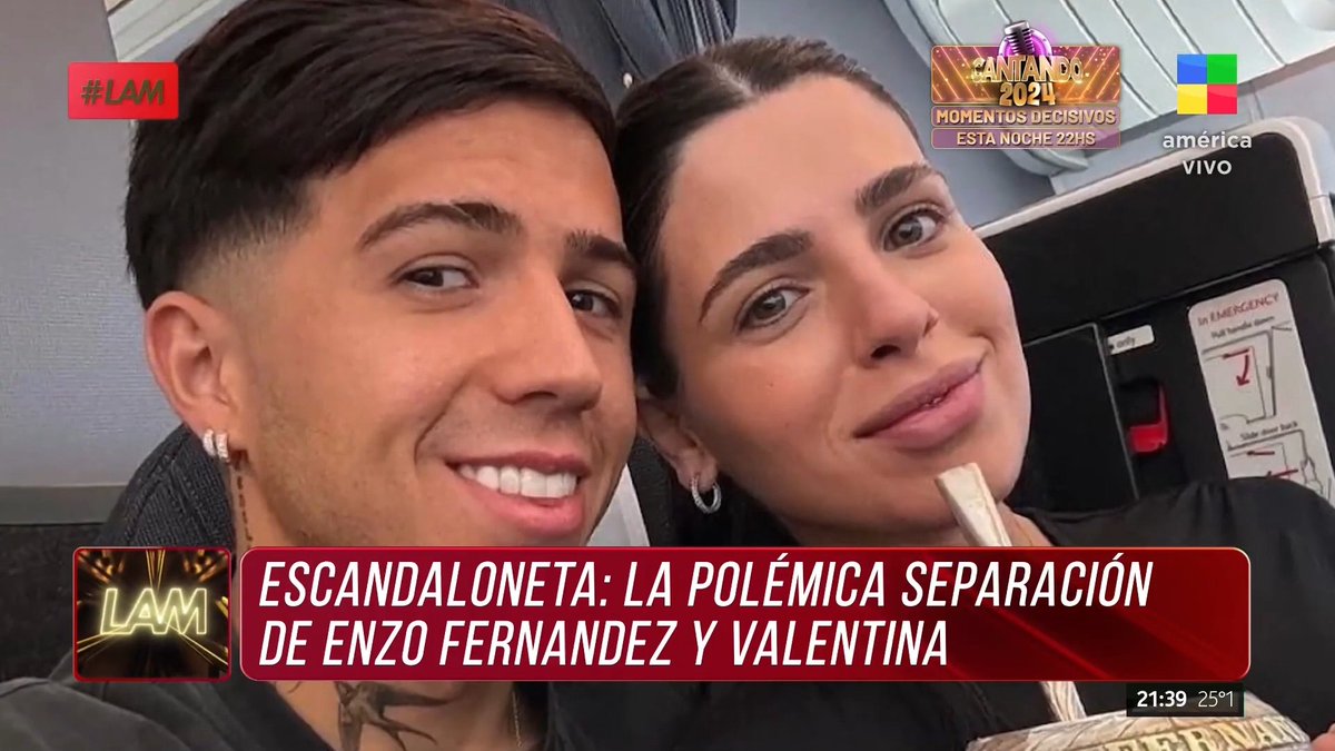 "Enzo Fernández": Porque informan que se separó de Valentina Cervantes