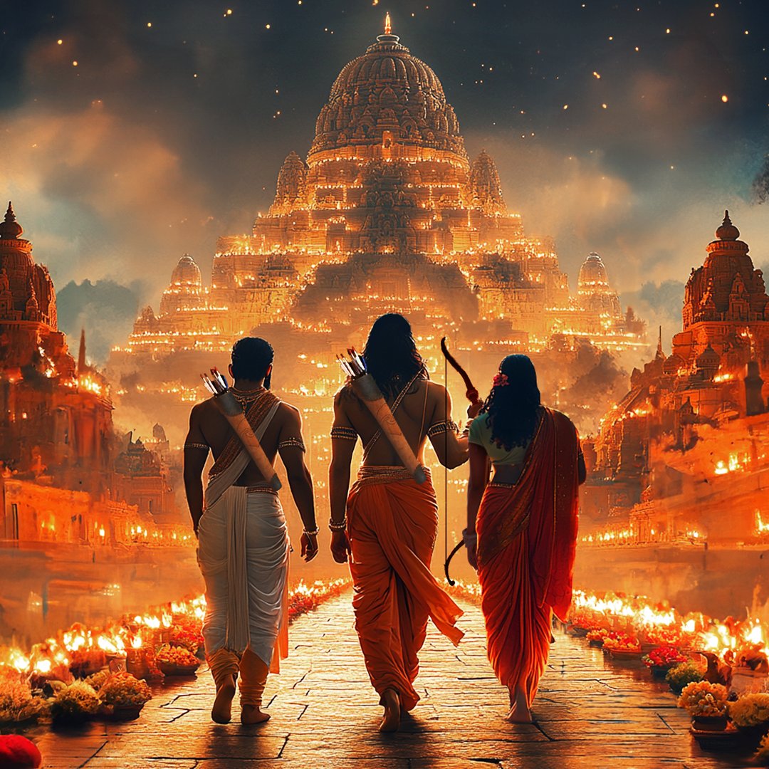 Diwali isn't just a festival; it's a feeling that connects us all. Let's embrace the spirit of togetherness and joy, today and always. ✨ #HappyDiwali #WithLoveFromJio ♥ #Diwali #Diwali2024 #DiwaliCelebration #Ayodhya