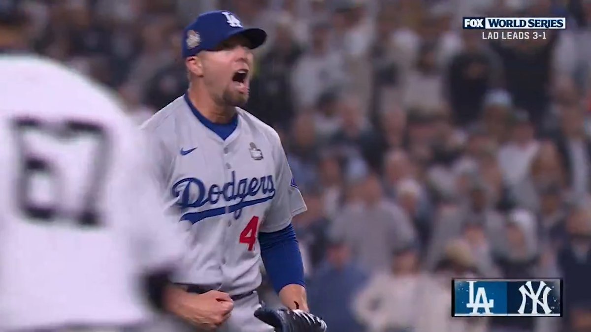 BLAKE TREINEN COLGÓ EL CERO. #SERIEMUNDIAL