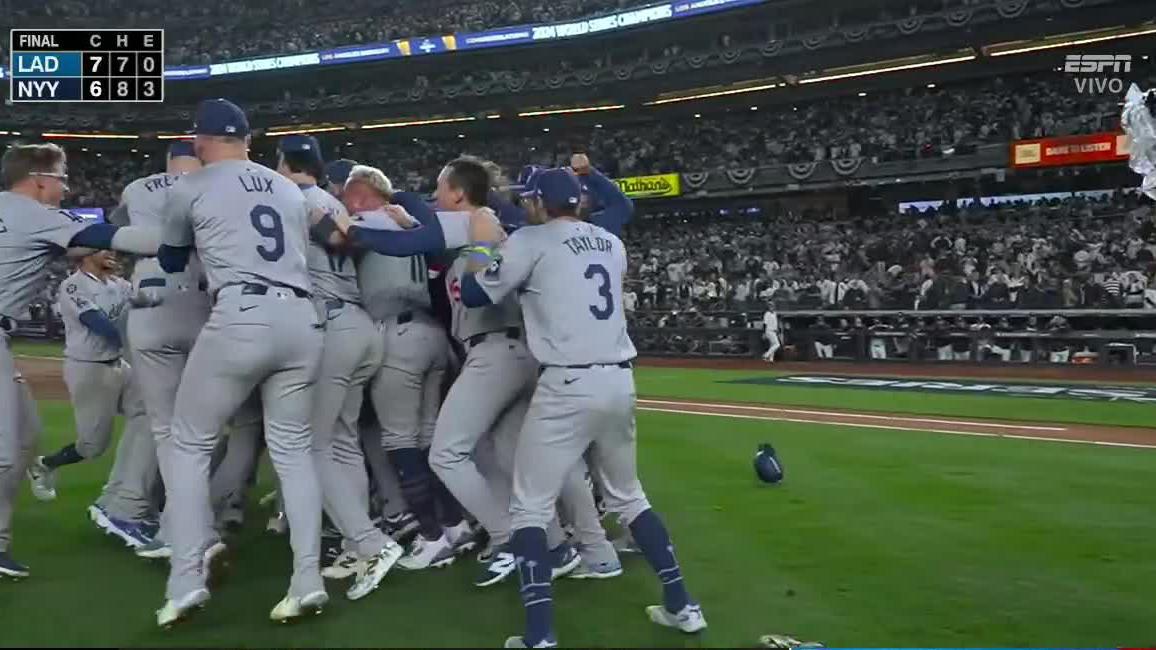 🌟 ¡LOS DODGERS SE LLEVAN LA SERIE MUNDIAL! 🌟 Shohei Ohtani y Los Angeles conquistan la #MLBxESPN ⚾ Revive el out 27 🔥