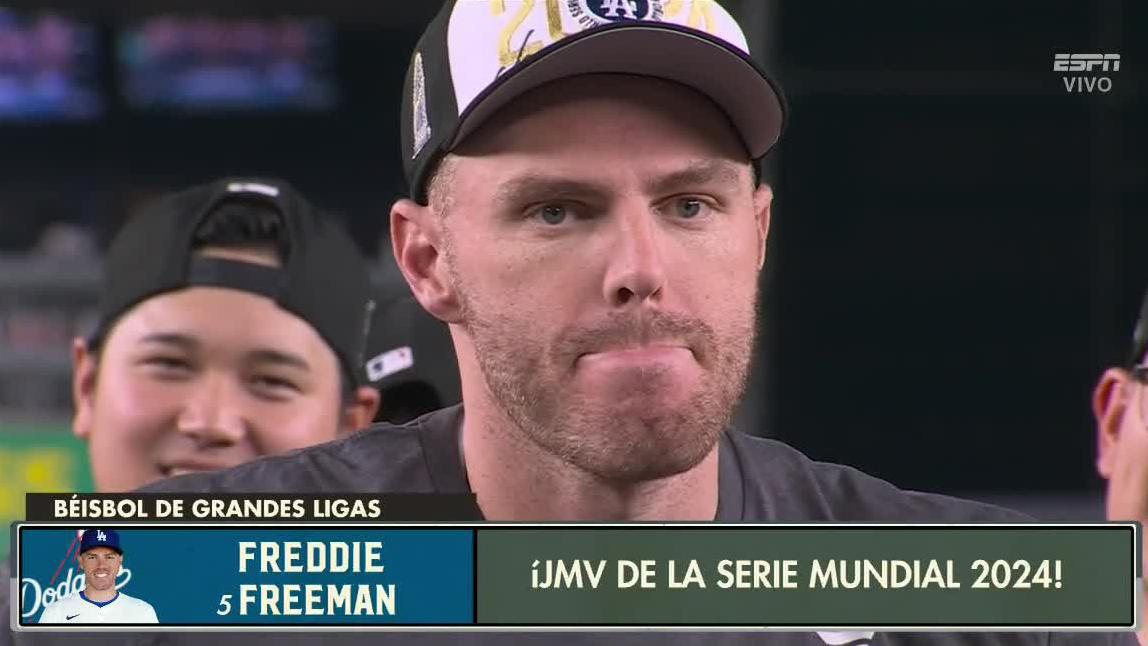 "Freddie Freeman": Porque ¿a quién más se le iba a entregar el MVP de #WorldSeries ?