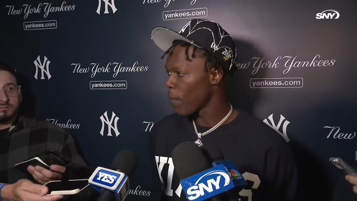 Jazz Chisholm Jr. was asked what his message would be to Juan Soto to convince him to come back to the Yankees: "He's got brothers here that love him a lot and we've built something here."