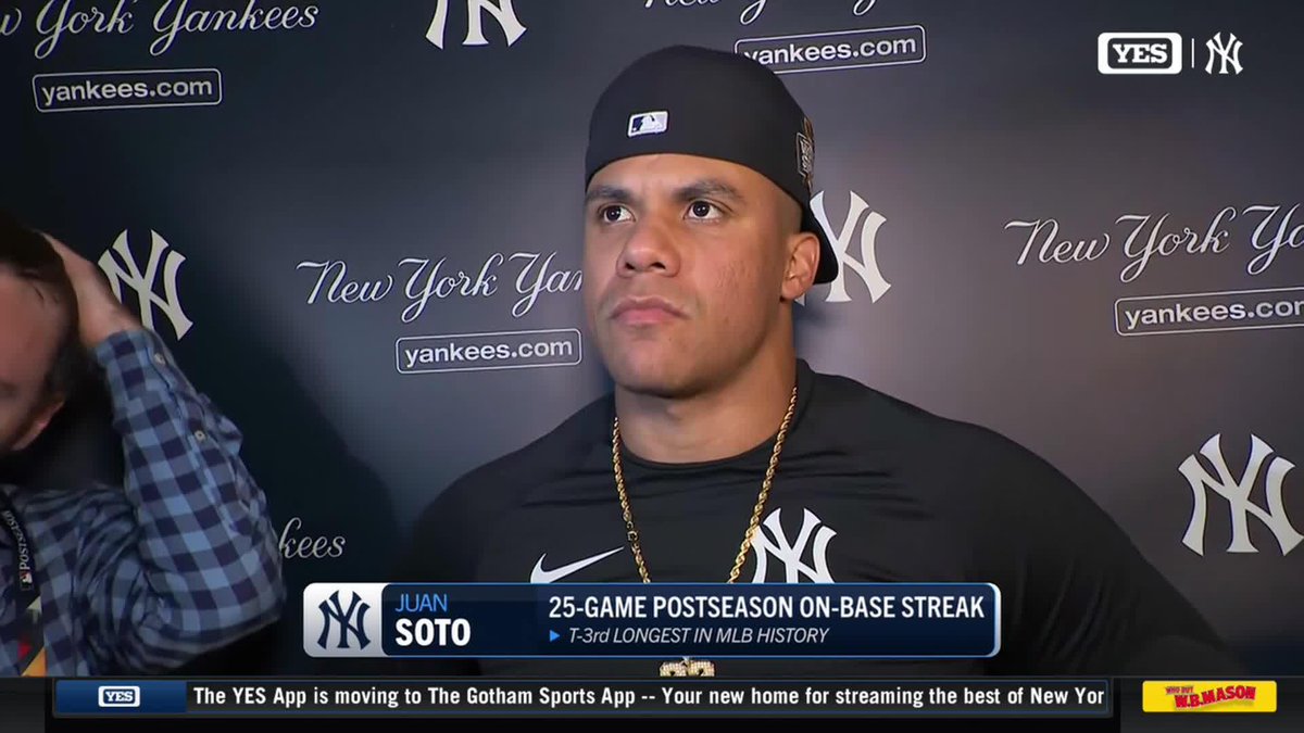 Juan Soto speaks on the World Series and free agency.