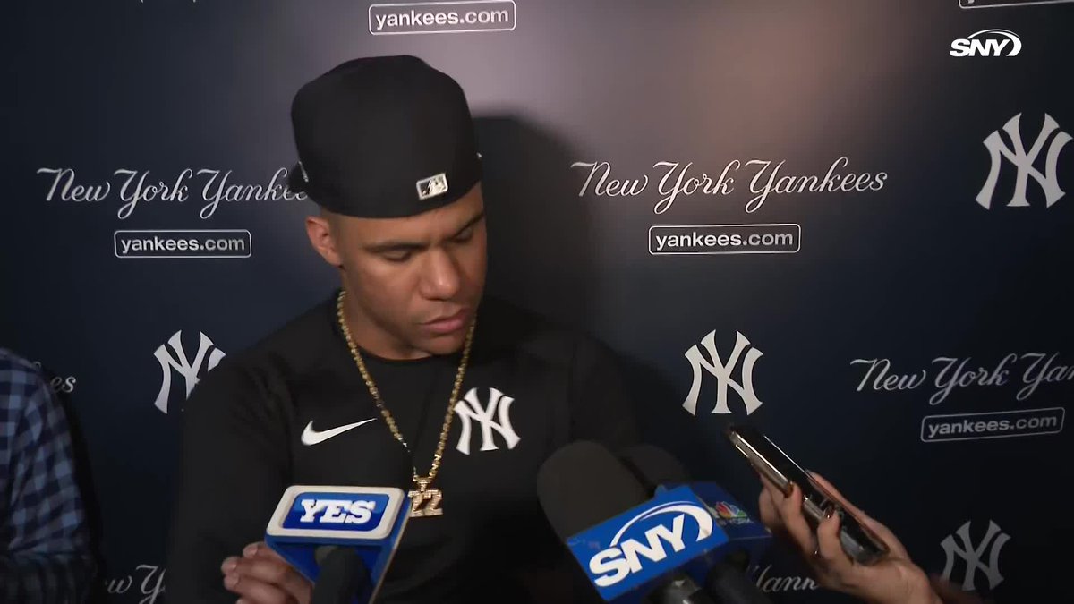 Juan Soto spoke on his teammates' message to him in the locker room after the Yankees were eliminated: "They just wished me the best of luck and made sure I do the best for me and my family. These guys were special and I'm really happy to play with them"