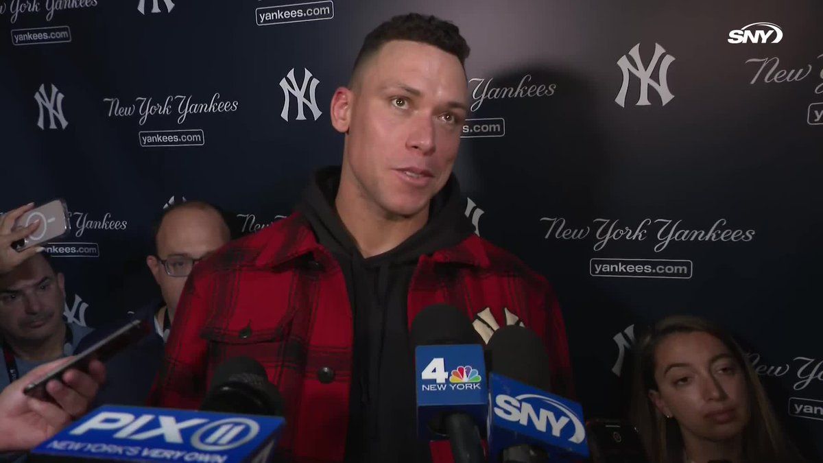 "I think falling short in the World Series will stick with me until I die, probably." - Aaron Judge