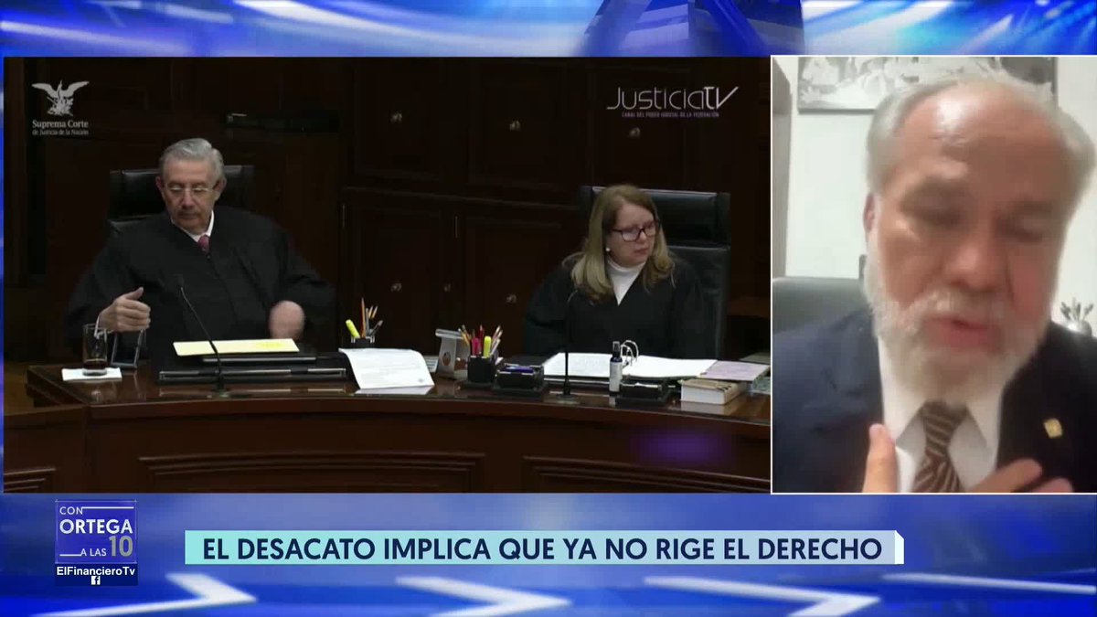 #ConOrtegaALas10 | Tarde o temprano la Corte Interamericana de Derechos Humanos va a condenar al Estado Mexicano a una reparaciรณn integral que va a requerir de una indemnizaciรณn por la Reforma Judicial; serรก costoso: Josรฉ de Jesรบs Orozco, expresidente de la CIDH. ๐บ: Guillermo Ortega Ruiz