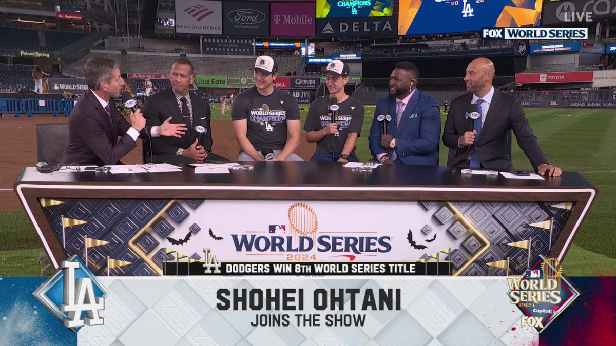 大谷翔平、試合後のインタビュー！👀 ・肩を怪我してる中、強行出場したことについて 「怪我した直後はシリーズ無理かなと思ったんですけど、その後の処置も含めて、チームが必要だと言ってくれたのが一番僕にとっては嬉しかった。ここで最後までプレーしたいなという気持ちにさせてくれたというのが、僕としては1番大きかった』