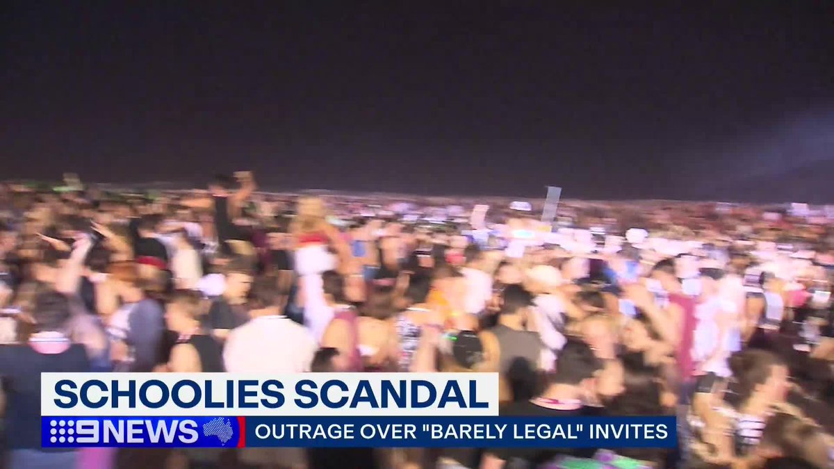 There's outrage tonight over a major Schoolies scandal. @Ha_Teya #9News