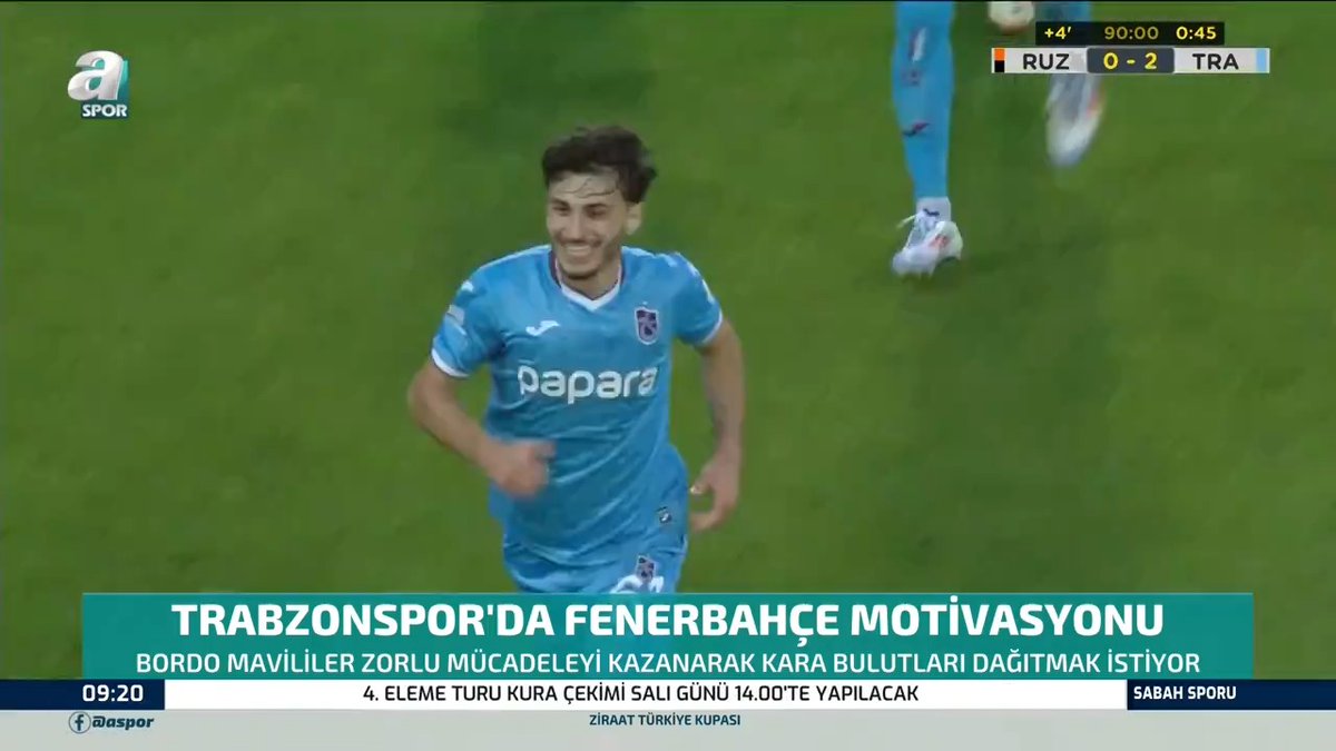 Ah be Aspor bir kez bizi şaşırt 🟥 Trabzonspor, Fenerbahçe’yi yenerek kara bulutları dağıtmak istiyor. Aspor 📺