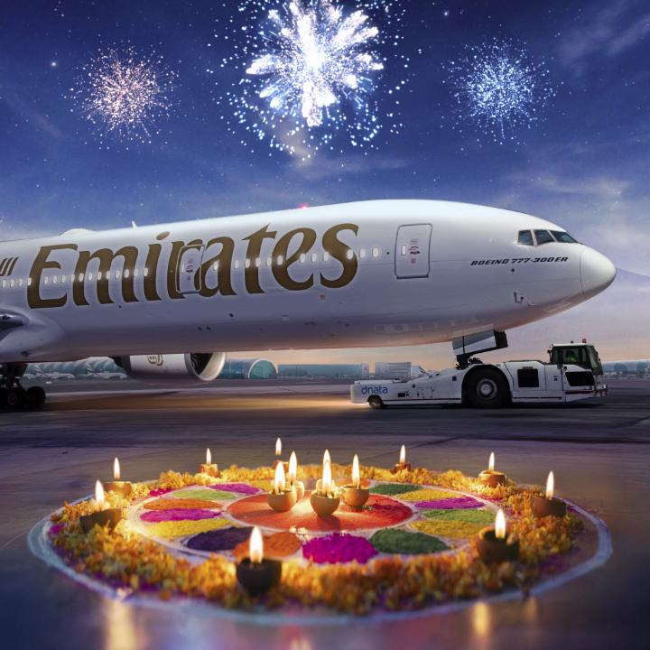 Happy Diwali 🪔 from Emirates 🇦🇪