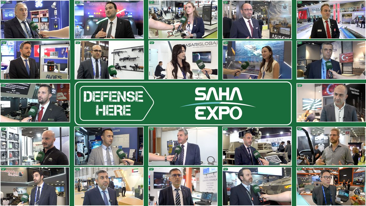 📌 SAHA 2026'da anı anına gelişmeleri aktarmanın yanı sıra savunma sanayii temsilcileri ile bir araya gelerek onlarca röportaja imza attı. 📌SAHA EXPO 2024’ün nabzını tutan röportajlarımız çok yakında sizlerle. 🔗