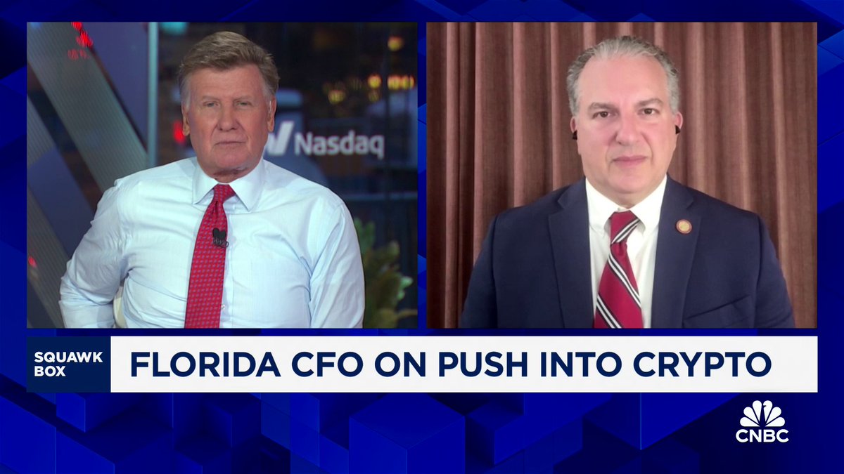 JUST IN: 🇺🇸 Florida's CFO says that if you are not paying attention to Bitcoin, “you are making a mistake.” “We need to leverage this opportunity. I would like to pay down our debt.” 🙌