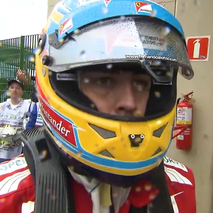 ⏪ Rewind to the 2012 season finale... ...and a nail-biting climax to the title race between Vettel and Alonso! 😱 #F1 #BrazilGP