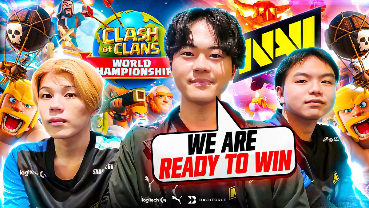 Tomorrow, NAVI Clash of Clans will begin their performance at the biggest tournament of the year! We talked to the guys about their mood and preparation for the World Championship 2024. 🎥 #ClashWorlds #CoC #navination