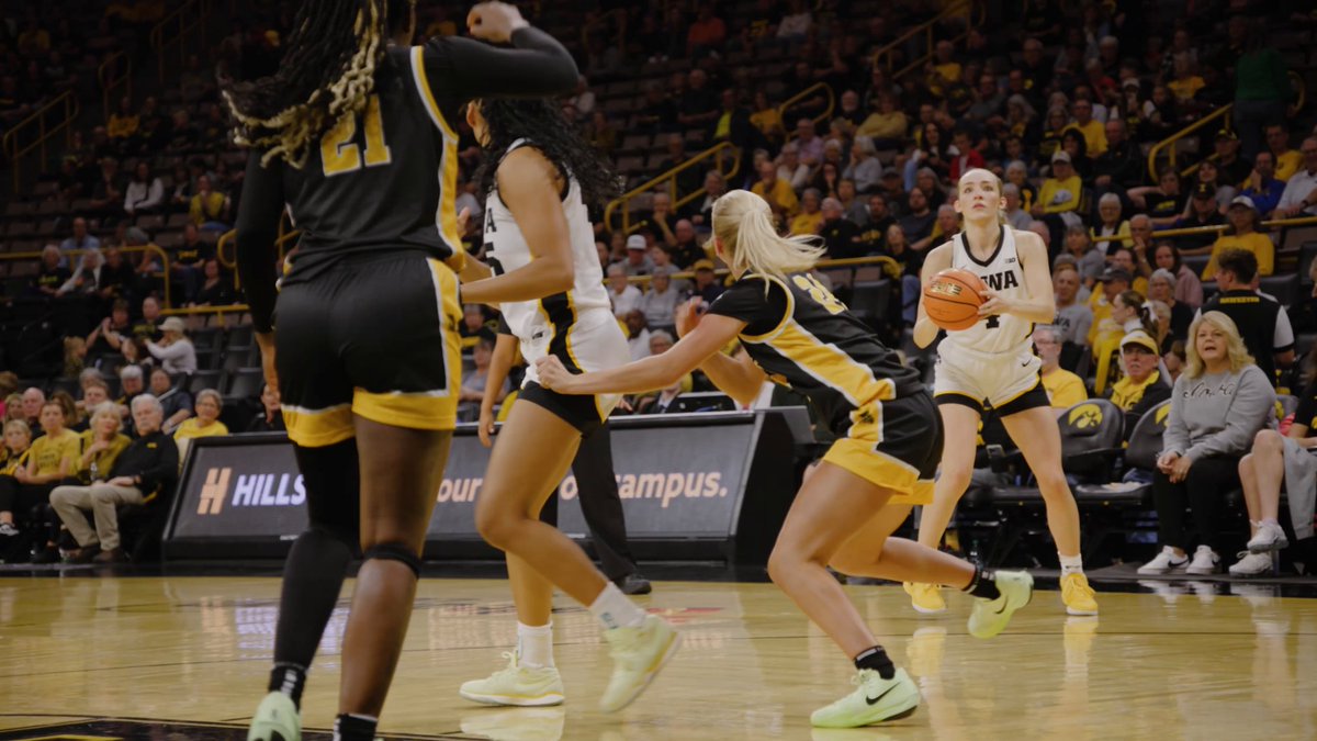 "There are a lot of ballers on the team." 😎 #Hawkeyes