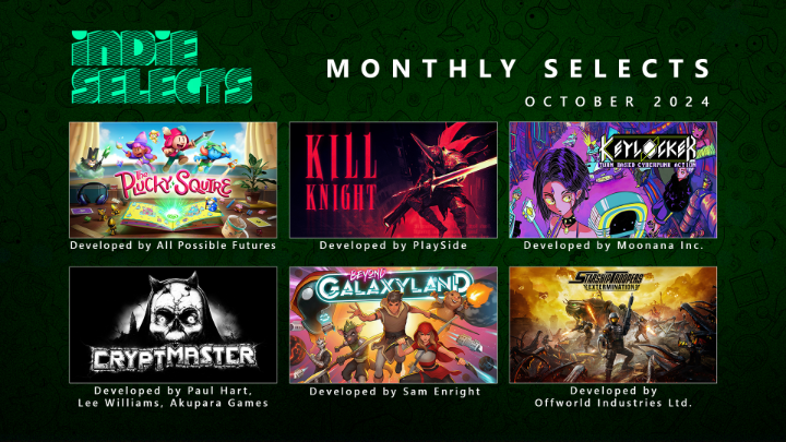 A new game that'll catch your eye? 👀 There might be a few in the October Indie Selects: