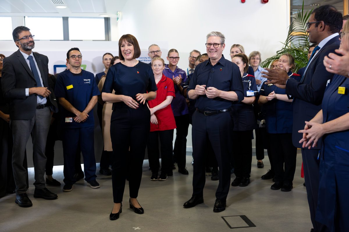 Yesterday’s Budget set out our plans to invest in new technology, bring waiting lists down and deliver 40,000 extra appointments every week, so people can get the treatment they need. Good to speak to hospital staff about how we can fix the NHS so it's fit for the future.