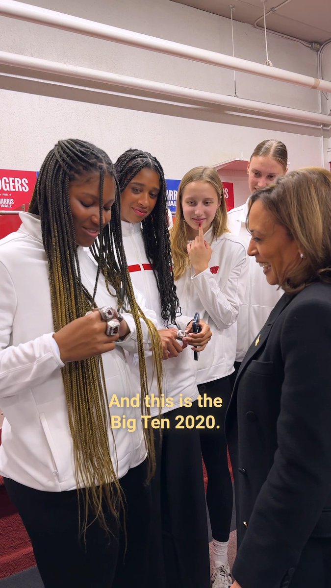 I'm honored you brought your rings out for me, Badgers!