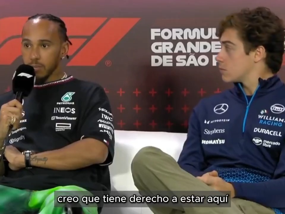 "Lewis": Por las declaraciones de Lewis Hamilton sobre Franco Colapinto