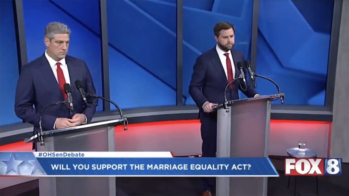 Q: Do you support codifying marriage equality? Vance: I’ve come out against that bill