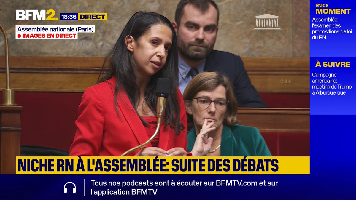 💬"Ce texte n'est pas une réponse. Ce texte s'apparente à du populisme pénal" Naïma Moutchou (Horizons) sur la proposition de loi visant à assouplir les conditions d'expulsion des étrangers constituant une menace grave pour l'ordre public