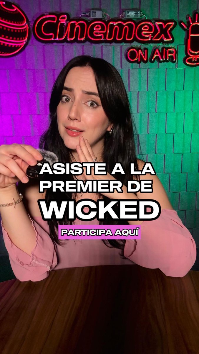 ¿Quieres conocer al elenco de Wicked y asistir a la premier en el Auditorio Nacional para ver #WickedMovie antes que nadie? ¡Sigue estos pasos! #Wicked #WickedEnMéxico