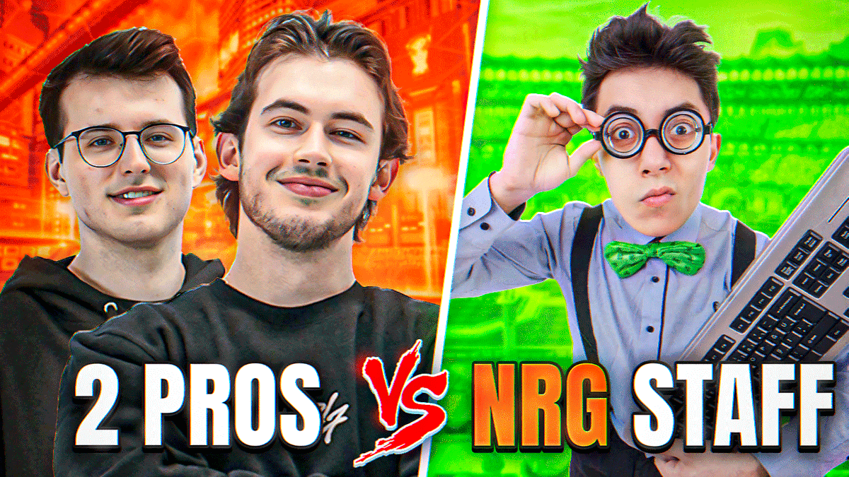 We had musty 🐮 &amp; GarrettG take on 5 NRG staff members in Rocket League, but we may have asked NRG Azfura &amp; Jayson for some back up...