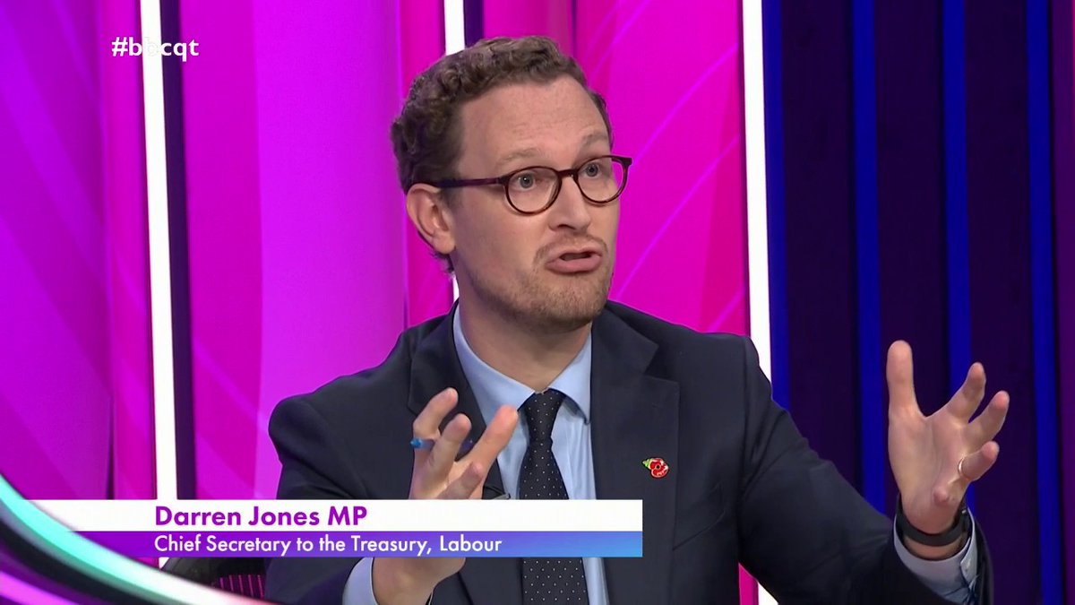 “It was a Budget that meets the scale of the challenges we face as a country” Labour’s Darren Jones addresses a #bbcqt audience member’s concerns on the Budget, saying the government had to “balance the books” and return “confidence” in the economy #bbcqt