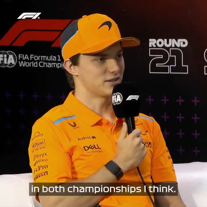 Ferrari are on the charge in the constructors' title race But the mood at McLaren remains calm, says Oscar Piastri #F1 #BrazilGP