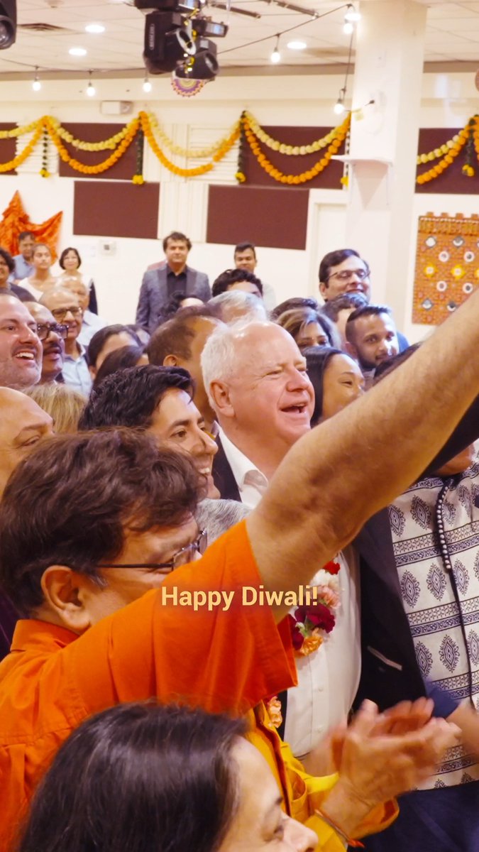 Honored to light a diya today to celebrate Diwali and recognize the many contributions South Asians have made to our nation. Diwali is a reminder that light always triumphs over darkness. I’m inspired by the love, community, and joy I felt today.