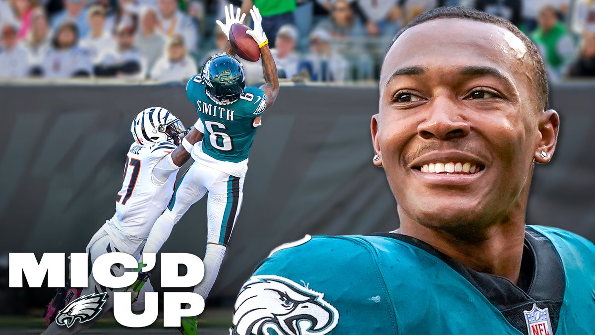 It's here &amp; it's perfect! @DeVontaSmith_6 Mic'd Up 🎤