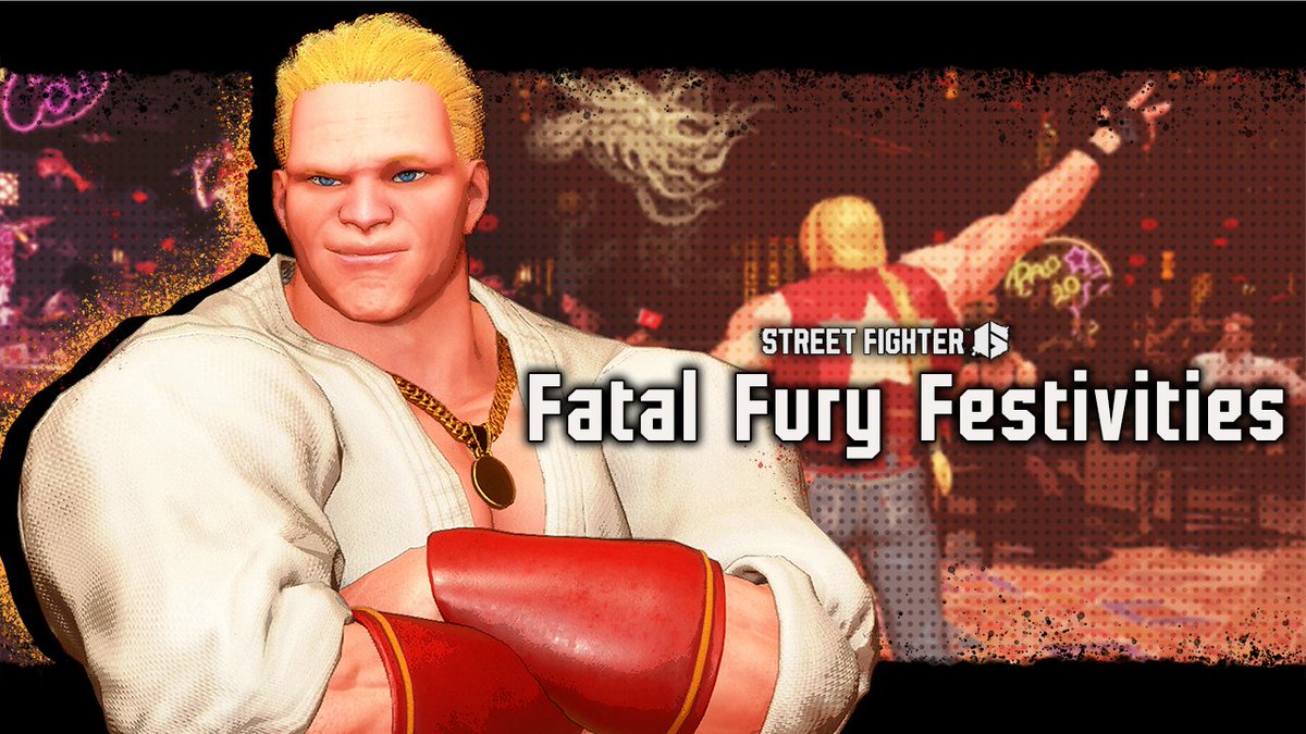 Beat the competition with your skill and technique as the “Fatal Fury Festivities” Fighting Pass launches on 11/1 at 12:00am PDT! Earn Kudos and unlock premium rewards from the Fatal Fury series, including avatar gear to dress like Geese Howard, and much more!
