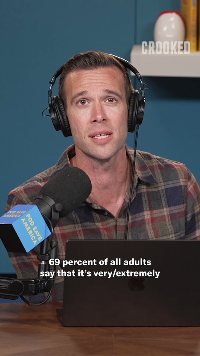 Vote so the brain worm roadkill guy doesn't get to be in charge of vaccines and public health. #crookedmedia #podsaveamerica #election