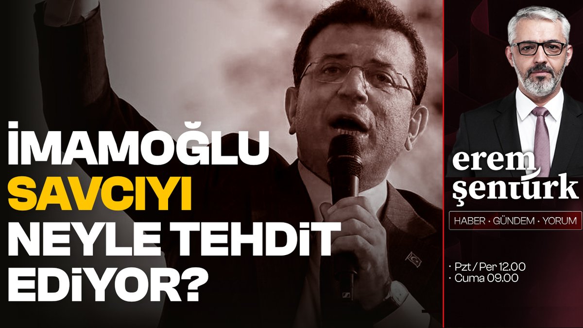 İmamoğlu Savcıyı Neyle Tehdit Ediyor? Canlı yayın birazdan başlıyor →