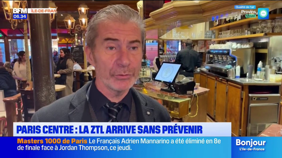 "On n'était absolument pas au courant" Des habitants de Paris découvrent avec stupeur l'instauration dès lundi d'une zone à trafic limité