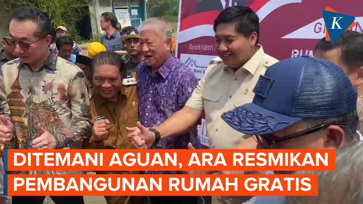 Ara Resmikan Pembangunan Rumah Gratis di Tangerang, Ditemani Aguan < #RumahGratis #MaruararSirait