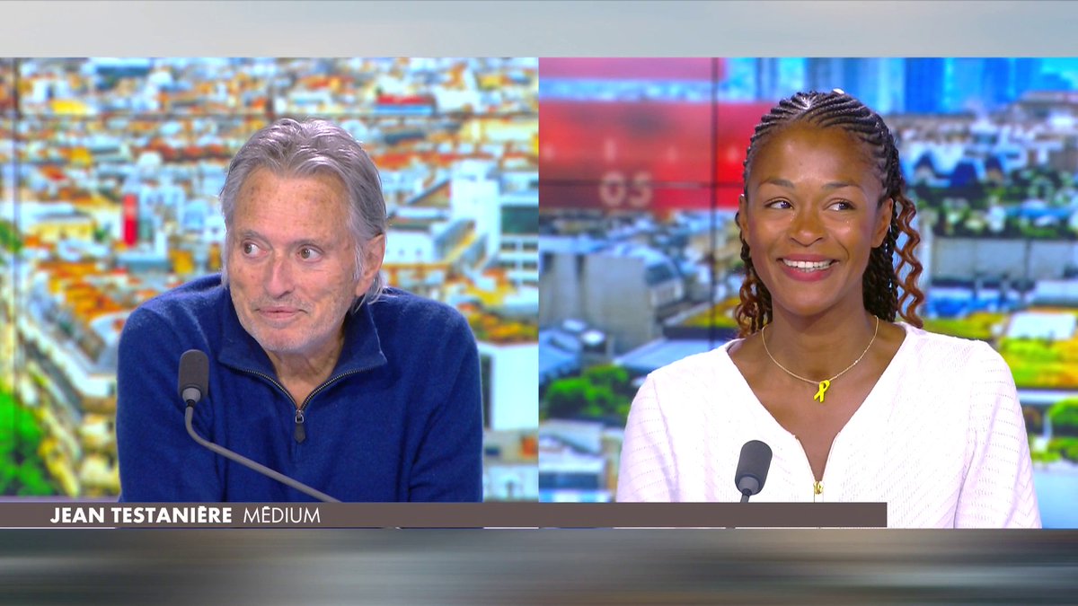 Moment d'émotion pour Rachel Khan avec le médium Jean Testanière #HDPros