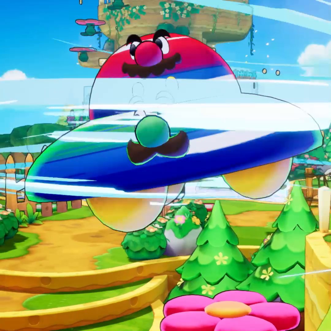 Spin, roll, freeze and burn – Bros. Moves are the key to getting around in #MarioLuigi Brothership!