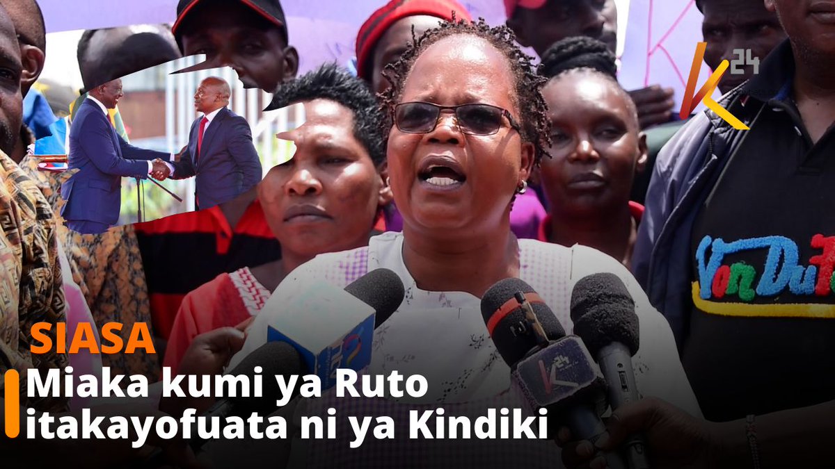 "Sisi tunatoa uhakikisho ya kwamba miaka kumi ni ya Rais Ruto alafu hio kumi itakayofuata ni ya Kindiki," Meru residents