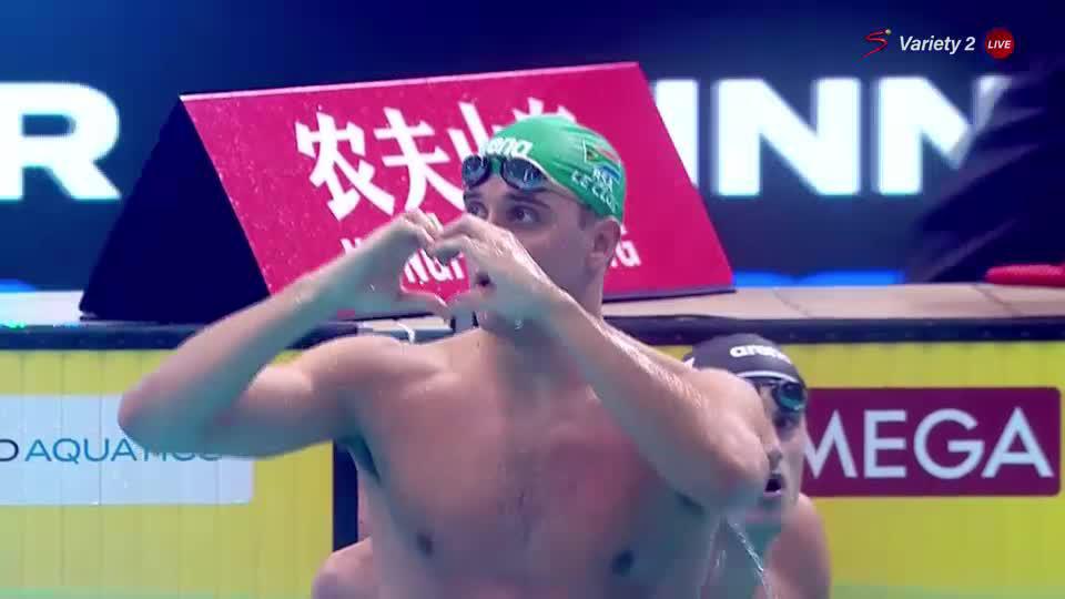 1:50:42 🥇⏱️ The most decorated male athlete in Swimming World Cup history wins his 153rd gold medal 🔥🔥 #SWC2024