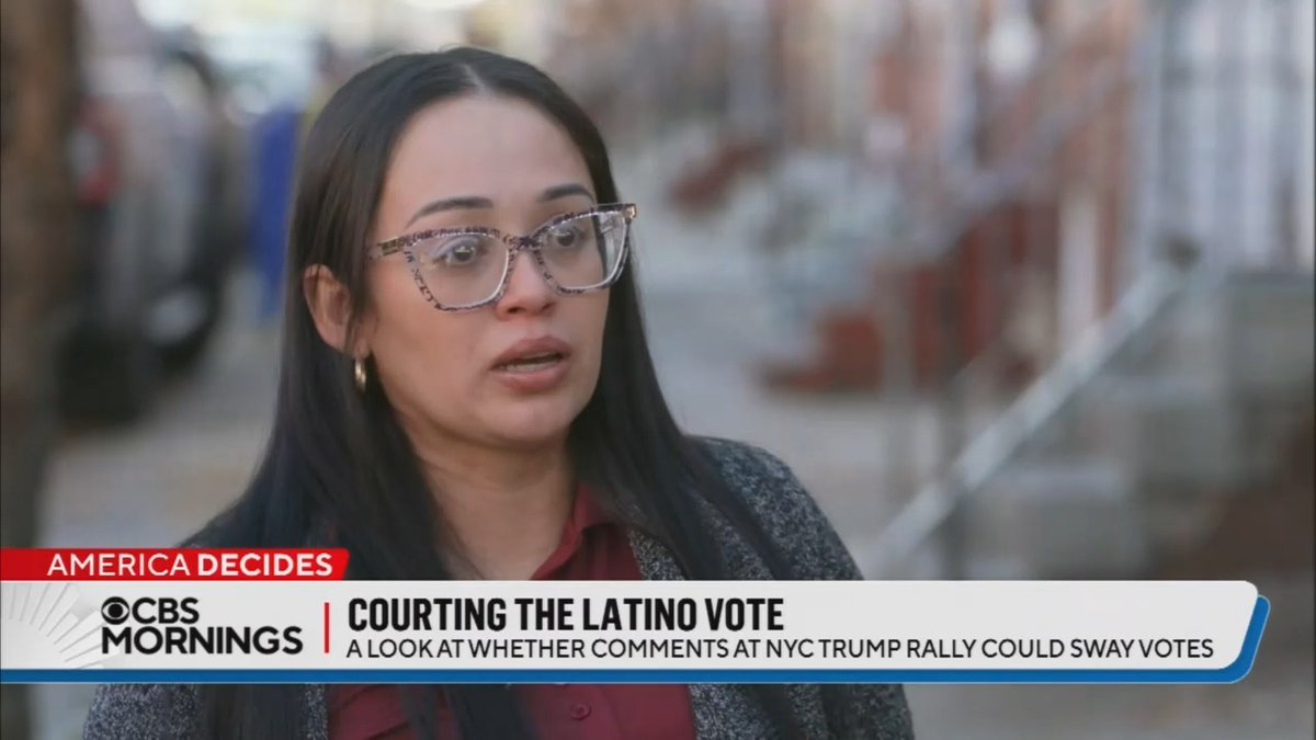 Puerto Rican Pennsylvania voter: I was leaning toward voting for Trump, but not anymore. Puerto Rico means a lot to me. Those comments at Madison Square Garden changed everything. I have to stand on the right side of history