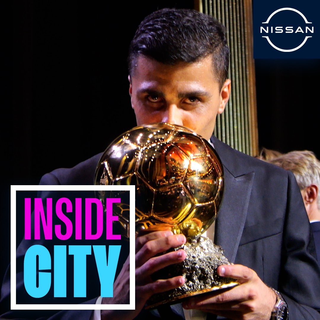 The day Rodri was crowned the Ballon d'Or winner 👑 Take a look behind-the-scenes with Inside City ⤵️
