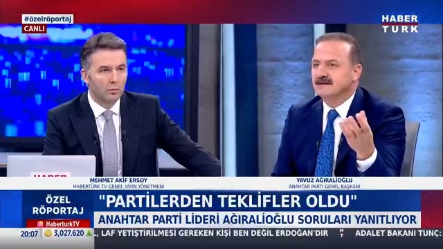 Neden parti kurdu? #ÖzelRöportaj'da Anahtar Parti Genel Başkanı Yavuz Ağıralioğlu: "Daha iyisi yapılabilir fikriyle partiyi kurduk. Düşman olanlar dost, dost olanlar düşman oldu. Siyaseti meslek gibi yapmıyorum. Biz itiraz edenleriz."