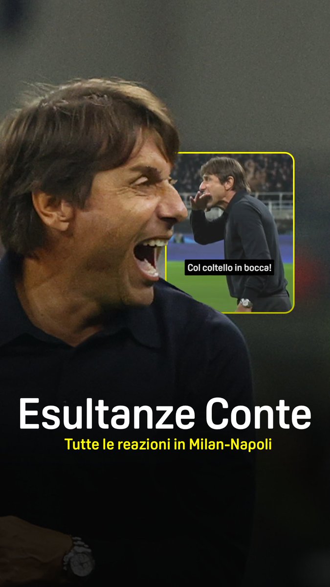 "๐ช๐๐ ๐ช๐ถ๐ณ๐ป๐ฌ๐ณ๐ณ๐ถ ๐๐ ๐๐๐๐๐!" ๐ฆ๐ช Lukaku โ Kvaratskhelia: le reazioni di Conte e il momento in cui ammette "Mettiamoci 5๏ธโฃ-4๏ธโฃ-1๏ธโฃ" ๐ค Tommaso Turci Bordocam #MilanNapoli รจ disponibile ora su #DAZN! ๐ฒ