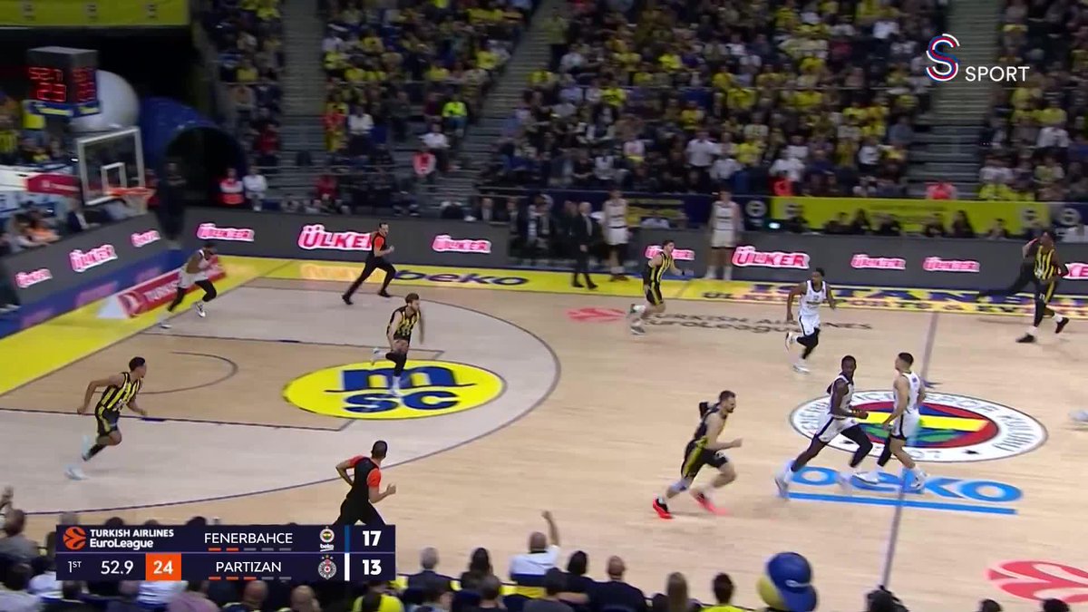 🔥 Tarık Biberovic'in üçlüğünün ardından Ülker Spor&Etkinlik ALEV ALEV! Fenerbahçe Beko