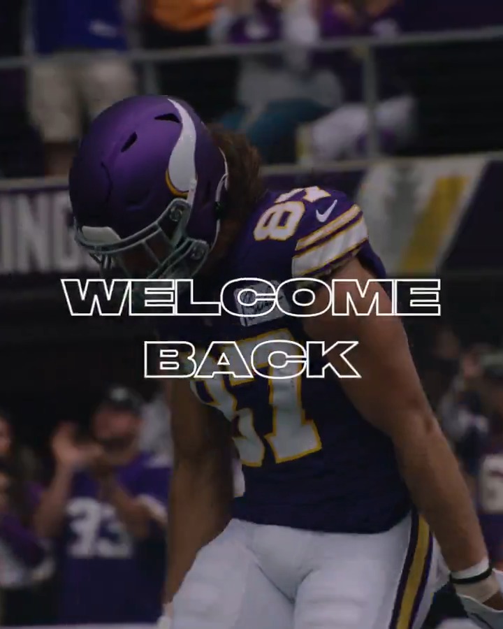 HE’S BAAAAACK 😎 TJ Hockenson