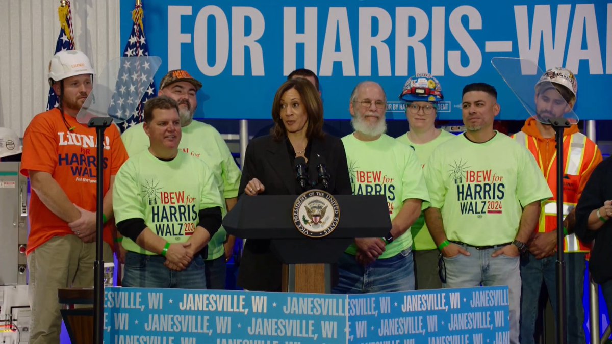 Vice President Harris: America lost nearly 200,000 manufacturing jobs when Trump was president, starting before the pandemic. That makes Donald Trump one of the biggest losers of manufacturing jobs in American history